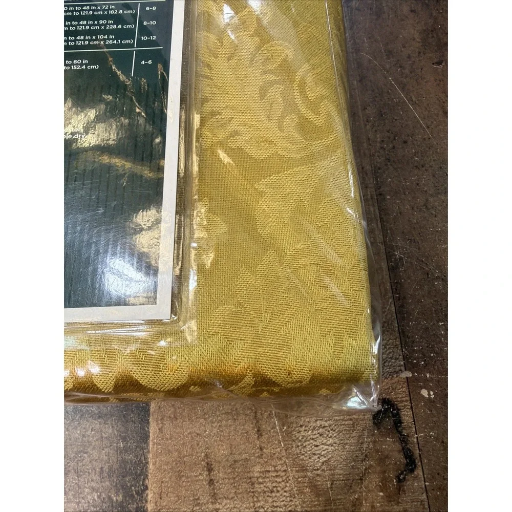 Target Gold Round Tablecloth 70